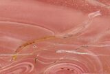 Polished Pink Opal Slab - Western Australia #152105-1
